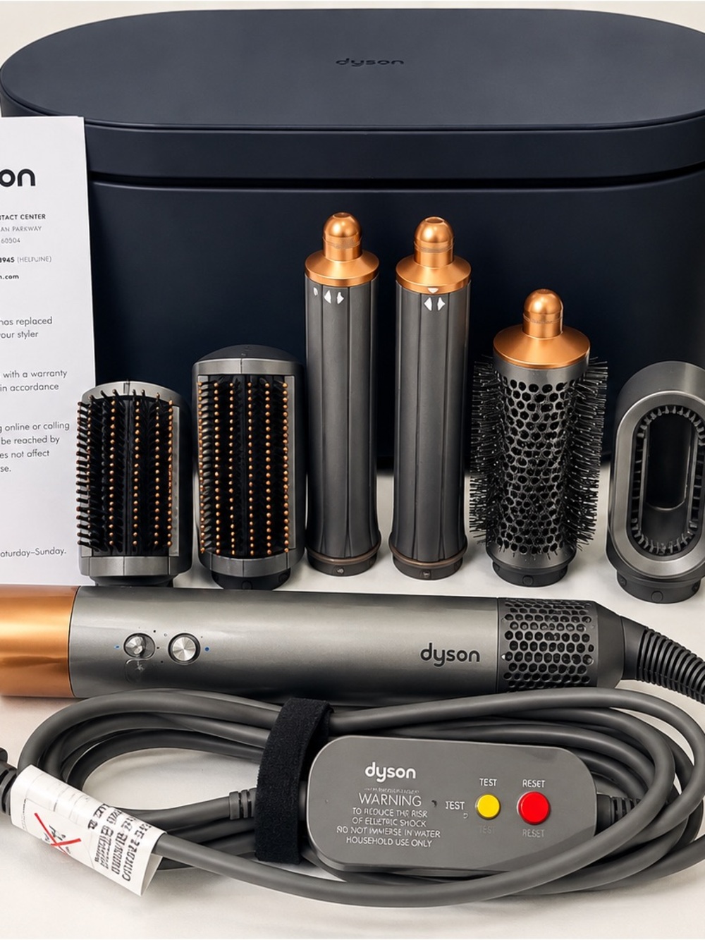 Dyson Multi-Styler Set in Charcoal and Copper Accents